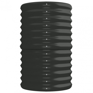 Strat înălțat grădină 224x40x68 cm oțel vopsit electrostatic - Img 4