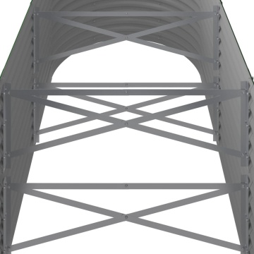 Strat înălțat grădină 296x80x68 cm oțel vopsit electrostatic - Img 6