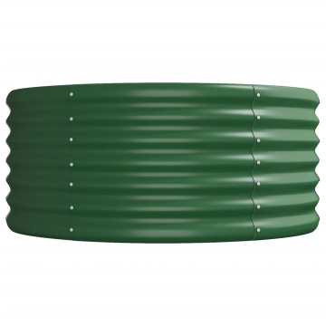 Strat înălțat grădină 620x80x36 cm oțel vopsit electrostatic - Img 4