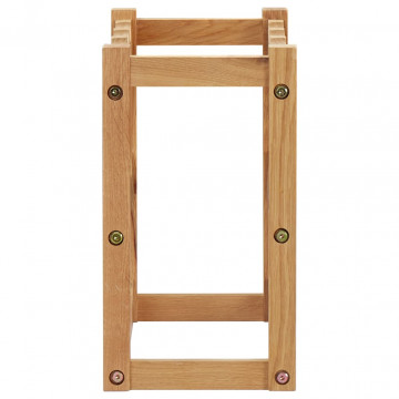 Suport 12 sticle de vin, 47 x 21 x 36, lemn masiv de stejar - Img 3