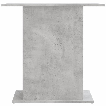 Suport acvariu, gri beton, 75x36x72,5 cm, lemn prelucrat - Img 4