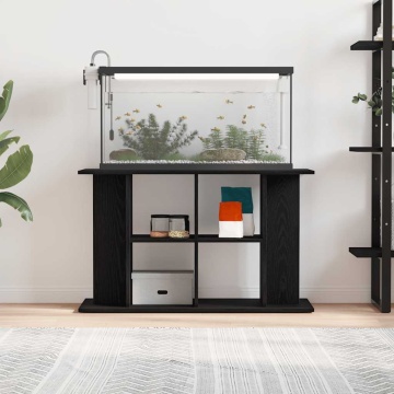 Suport acvariu Stejar negru 100x40x60 cm Lemn prelucrat - Img 3