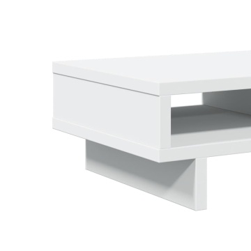 Suport de monitor, alb, 50x27x15 cm, lemn compozit - Img 6