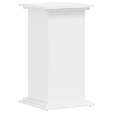 Suport de plante, alb, 33x33x60 cm, lemn prelucrat - Img 5