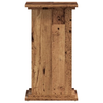 Suport de plante, lemn vechi, 33x33x60 cm, lemn prelucrat - Img 4