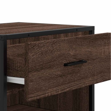 Suport pantofi Stejar maro 48x38x97,5 cm Lemn prelucrat - Img 7