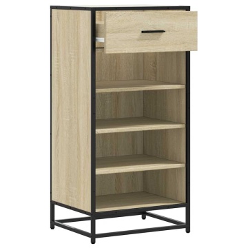 Suport pantofi Stejar Sonoma 48x38x97,5 cm Lemn prelucrat - Img 8