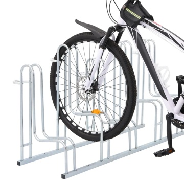 Suport pentru 5 biciclete de sine stătător, oțel galvanizat - Img 2