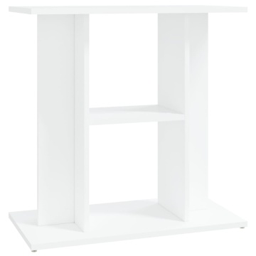 Suport pentru acvariu, alb, 60x30x60 cm, lemn prelucrat - Img 2