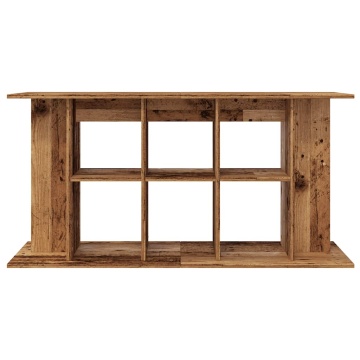 Suport pentru acvariu, lemn vechi, 120x40x60 cm, lemn prelucrat - Img 4