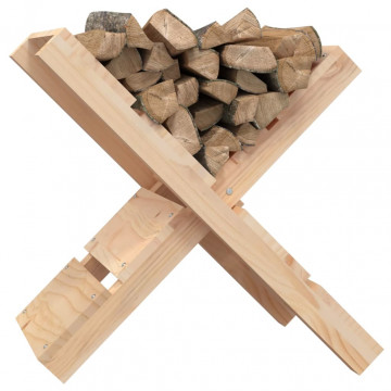 Suport pentru bușteni 47x39,5x48 cm lemn masiv de pin - Img 4