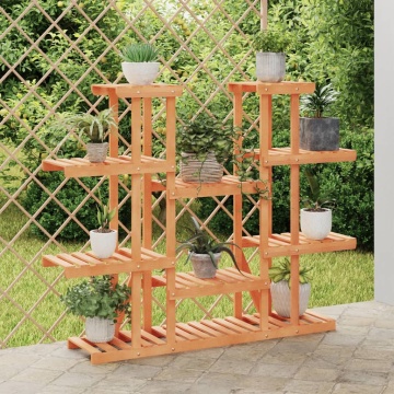 Suport pentru flori, 110 x 25 x 110,5 cm, lemn masiv de brad - Img 1