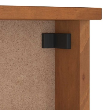 Suport pentru haine SANDNES 45x12x35 cm, lemn masiv de pin - Img 7