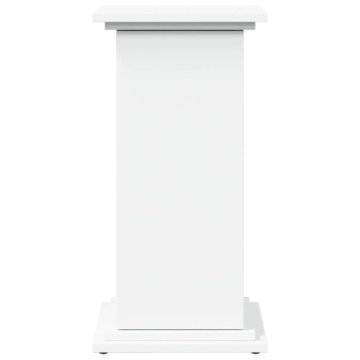 Suport prezentare cu depozitare alb 31x30x60 cm lemn prelucrat - Img 8