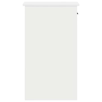 Suport turn pentru computer cu sertar alb 35x45x77 cm - Img 5