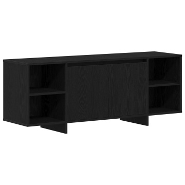 Suport TV - Stejar Negru - 120x30x40.5 cm - Fabricat din Lemn Prelucrat - Img 2