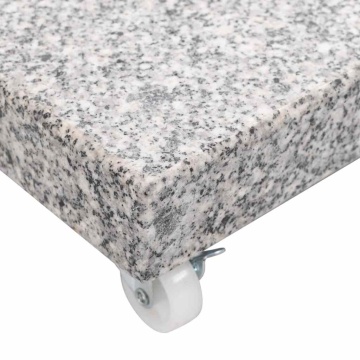 Suport umbrelă de soare, gri, 30 kg, granit, pătrat - Img 8
