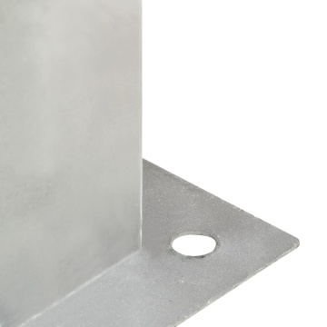 Suporți stâlp, 4 buc., metal galvanizat, 121 mm - Img 5