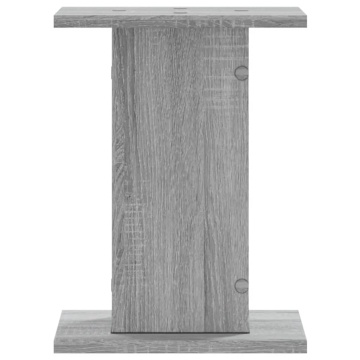 Suporturi de plante 2 buc. gri sonoma 30x30x40 lemn prelucrat - Img 5