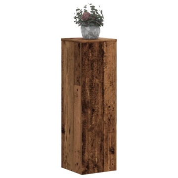 Suporturi de plante 2 buc. lemn vechi 25x25x80cm lemn prelucrat - Img 3