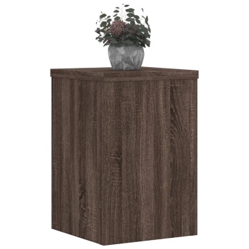 Suporturi de plante 2 buc. stejar maro 20x20x30cm lemn compozit - Img 3