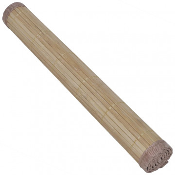 Suporturi din bambus pentru farfurii, 30 x 45 cm, maro - Img 3
