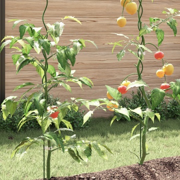 Suporturi pentru plante spiralate 5 buc 150 cm Oțel - Img 3