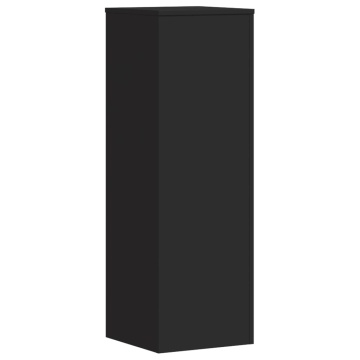 Suporturi plante, 2 buc., negru, 33x33x100 cm, lemn prelucrat - Img 6