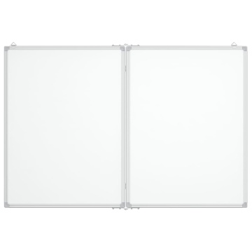 Tablă magnetică pliabilă, alb, 120x100x1,7 cm, aluminiu - Img 3