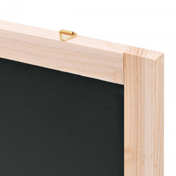 Tablă neagră pentru perete, lemn de cedru, 60 x 80 cm - Img 4