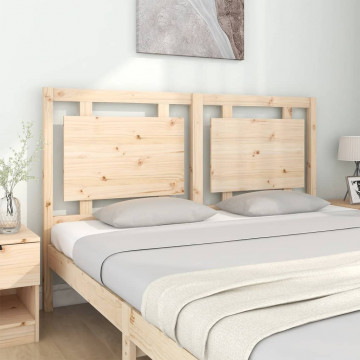 Tăblie de pat, 155,5x4x100 cm, lemn masiv de pin - Img 3