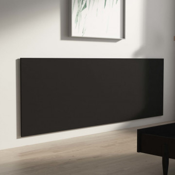 Tăblie de pat, negru, 240x1,5x80 cm, lemn prelucrat - Img 4