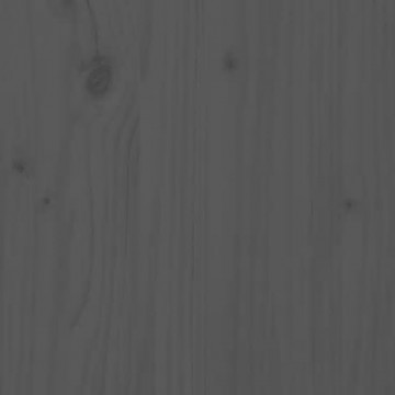 Tăblie de pat pentru perete, gri, 147x3x60 cm, lemn masiv pin - Img 6