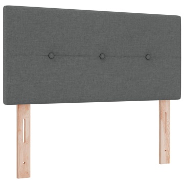 Tăblie Gri închis Lemn 90 cm Design elegant - Img 2