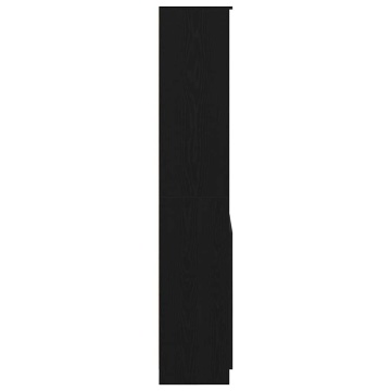 Tablou Stejar negru 70x35x180 cm Lemn prelucrat - Img 6