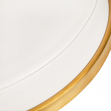 Taburet cosmetic H4 alb auriu - Img 2