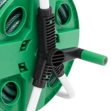 Tambur pentru furtun autonom, verde, cu furtun PVC de 30 m - Img 5