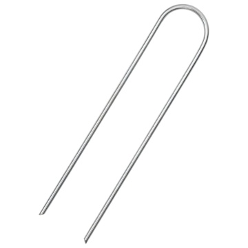 Țăruși de pământ în formă de U 50 buc. 15x3,5cm oțel galvanizat - Img 2