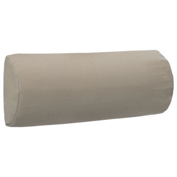 Tetieră pentru șezlong, gri taupe, 40 x 7,5 x 15 cm, textilenă - Img 1
