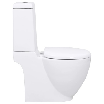 Toaletă, alb, ceramică, flux de apă în spate - Img 4