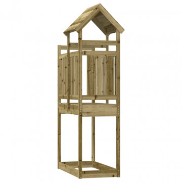 Turn de joacă, 52,5x110,5x214 cm, lemn de pin impregnat - Img 8