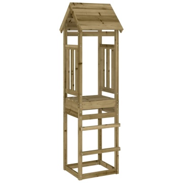 Turn de joacă, 52,5x46,5x206,5 cm, lemn de pin impregnat - Img 1