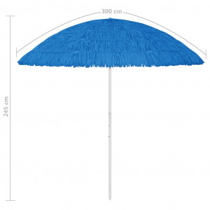 Umbrelă de plajă, albastru, 300 cm - Img 7