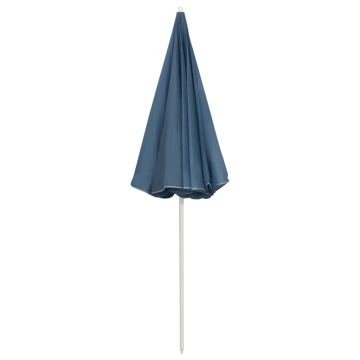 Umbrelă de soare de plajă, albastru, 240 cm - Img 4