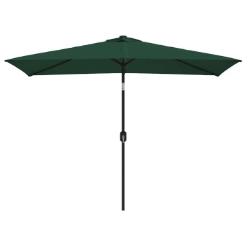 Umbrelă de soare dreptunghiulară 200 x 300 cm, Verde - Img 2