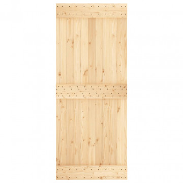 Ușă „NARVIK”, 85x210 cm, lemn masiv de pin - Img 8