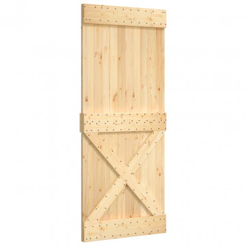 Ușă „NARVIK”, 95x210 cm, lemn masiv de pin - Img 2