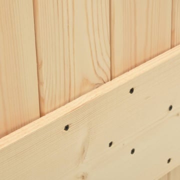 Ușă glisantă cu set de feronerie 70x210 cm, lemn masiv de pin - Img 5