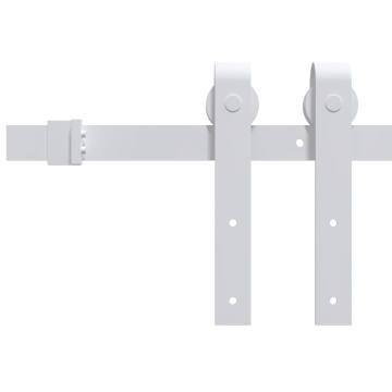 Ușă glisantă cu set de feronerie 70x210 cm, lemn masiv de pin - Img 7