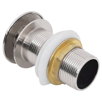 Ventil scurgere push fără preaplin, crom, 6,4x6,4x9,1 cm - Img 4